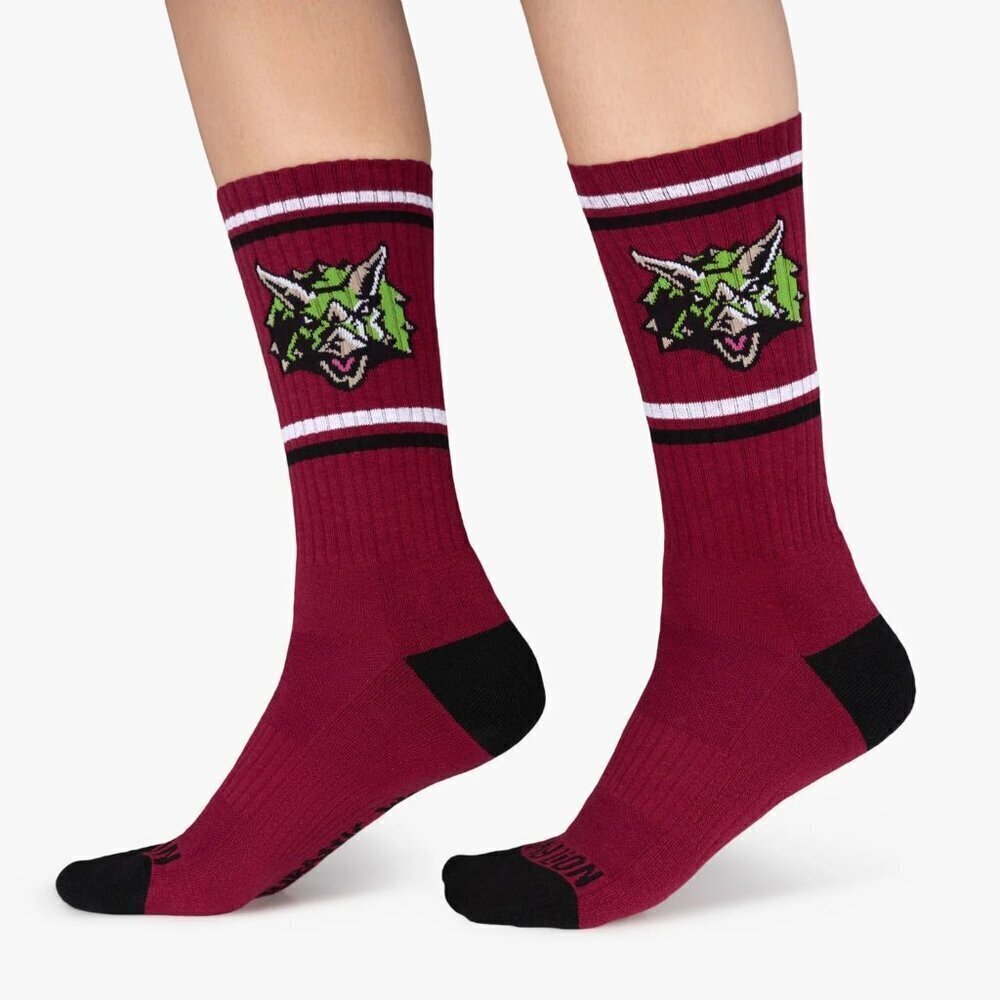 Jimmy Lion Men's Triceratops Socks NWT